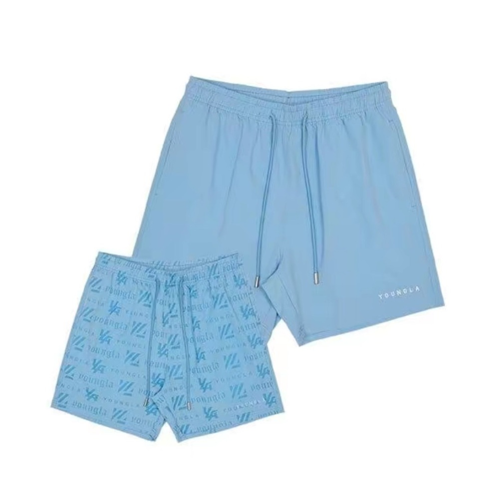 Yongula Blue Shorts Set